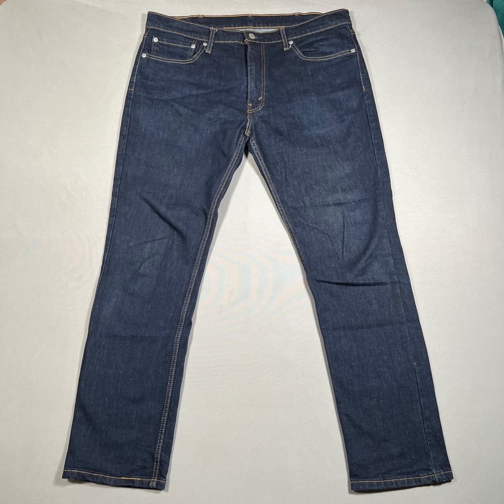 Levis 511 Slim Fit Jeans Mens 38x32 Dark Wash Blue Stretch Denim Pants
